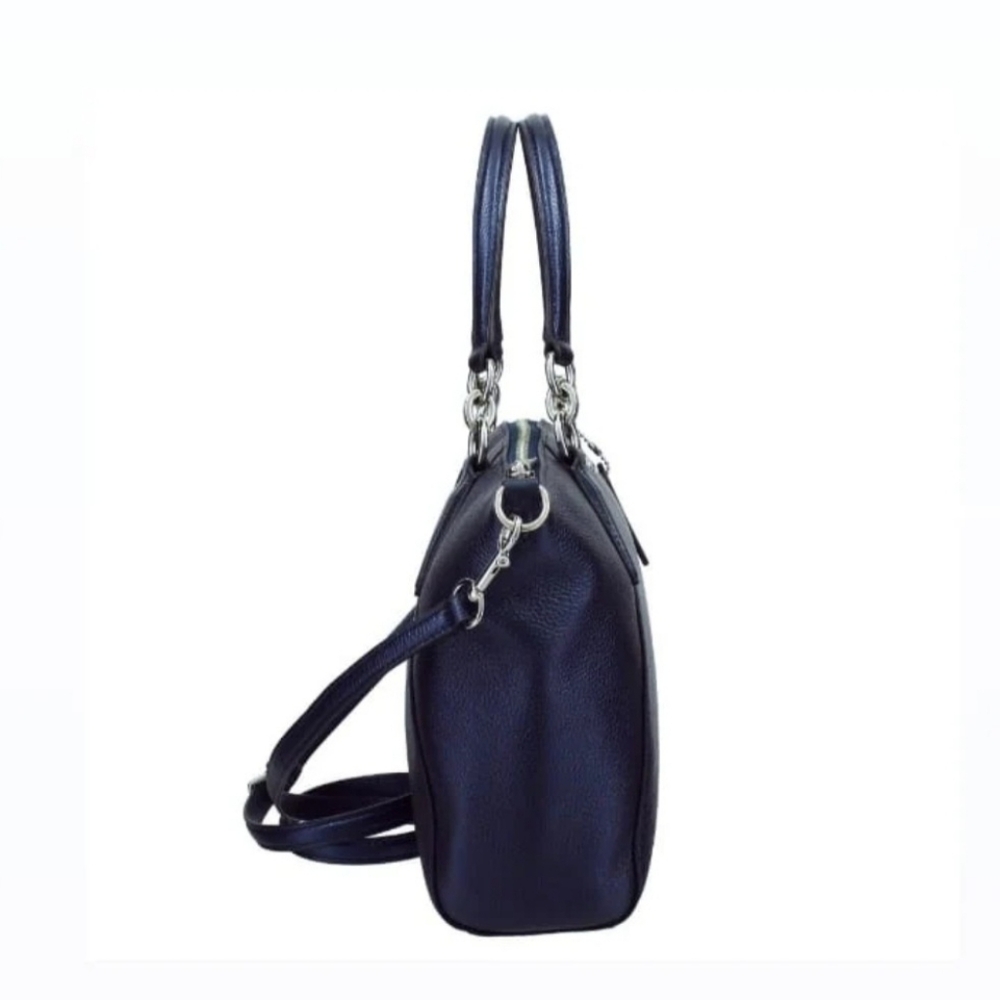 Coach Kelsey Satchel w/Crossbody Strap Midnight Blue 12.5x9x4.25 |NWOT - Picture 6 of 7